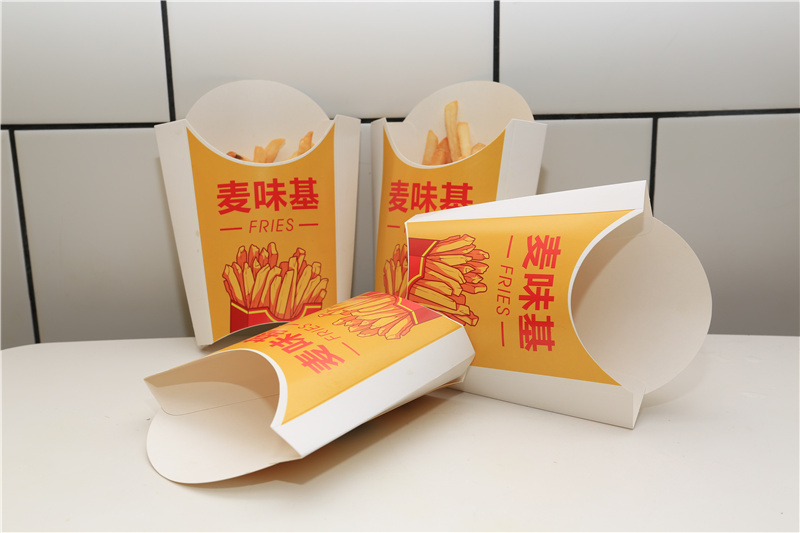 disposable paper chips containers