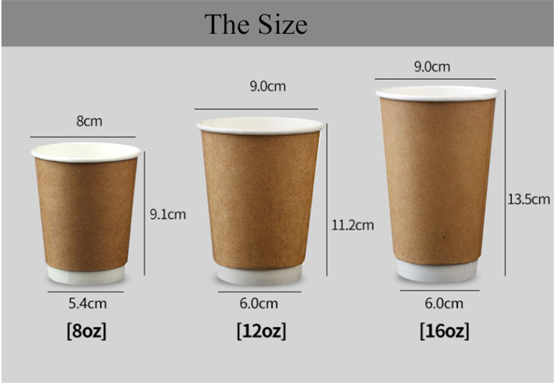 disposable paper coffee cup