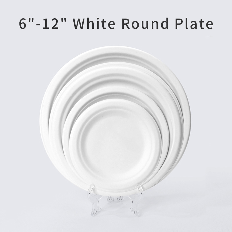 Bagasse Cake Plate