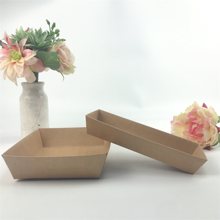 kraft paper food tray