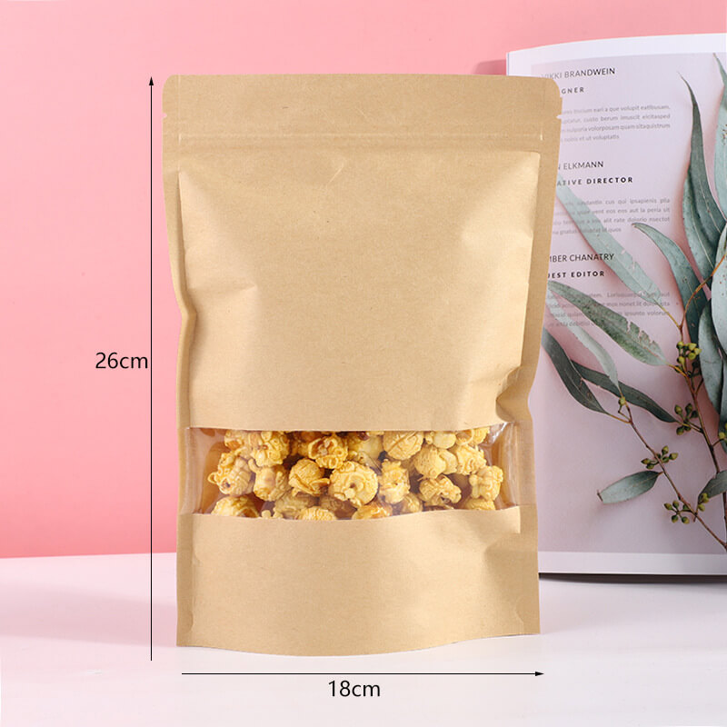 Ziplock Kraft Paper Pouch