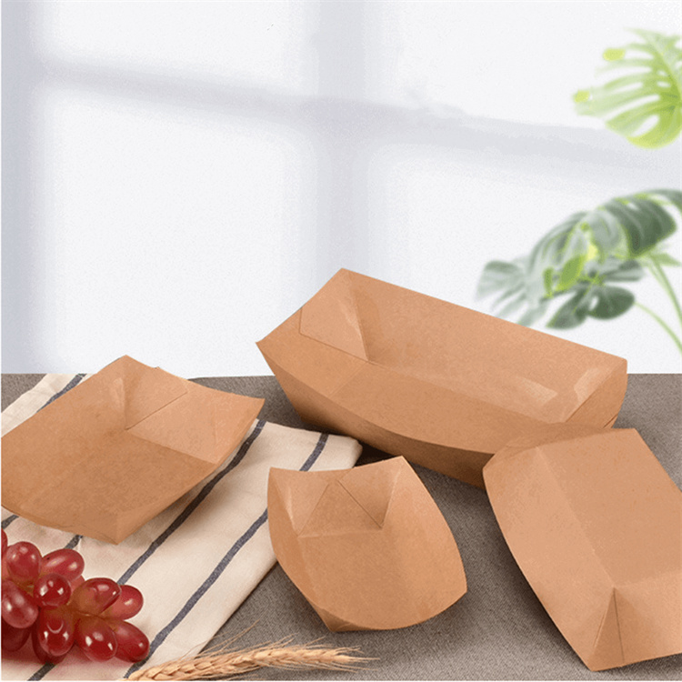 kraft paper boat tray