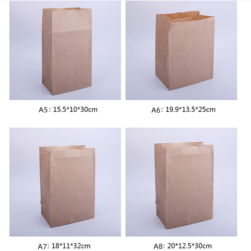 brown kraft bags