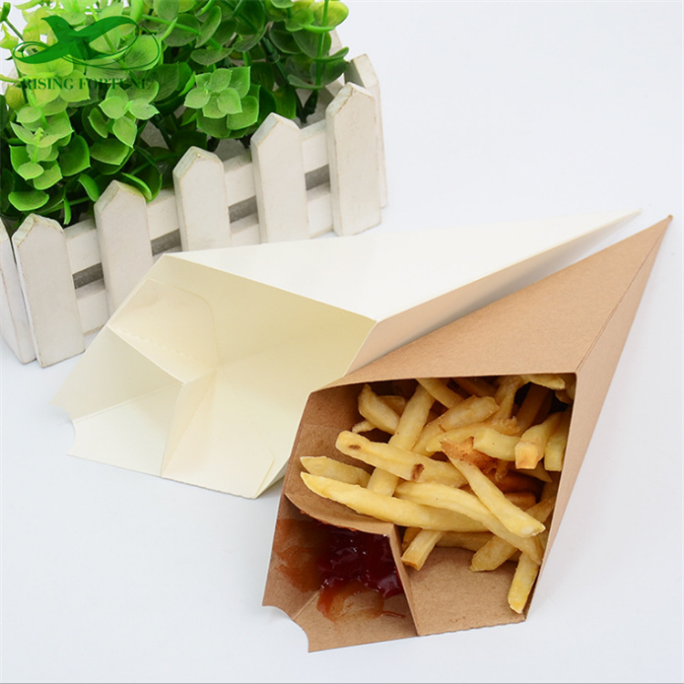 french fries box with condiments