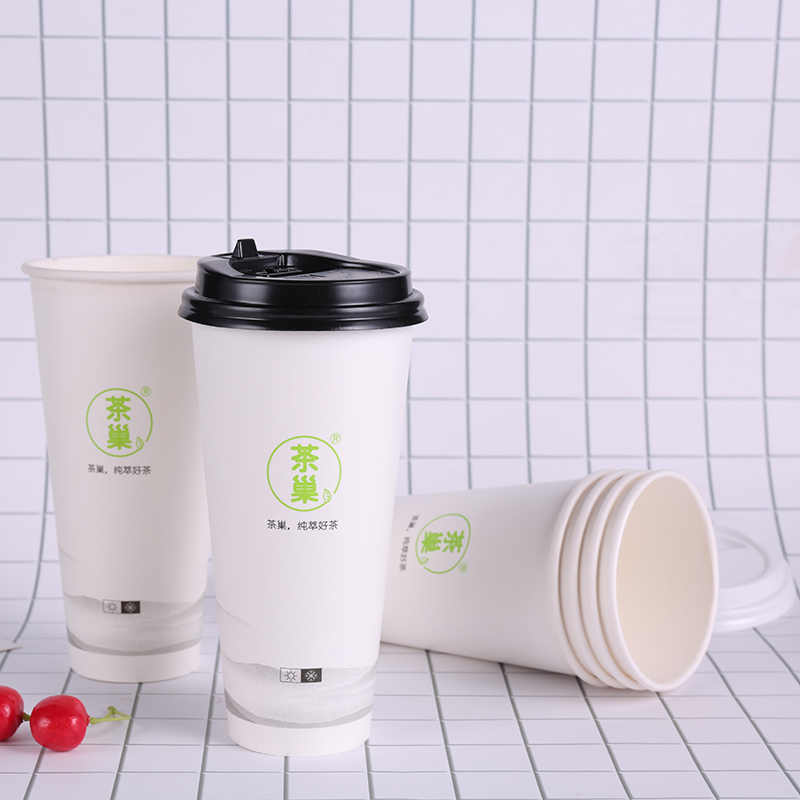 disposable paper coffee cup