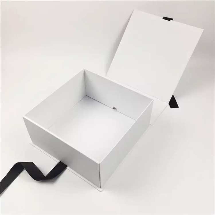 gift paper box with ribbon bow