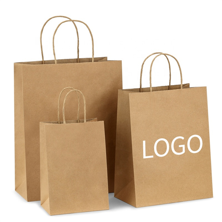 kraft paper bag with handle party