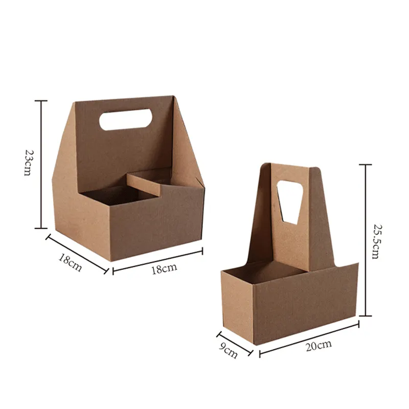 paper cup holder tray carrier biodegradable 4 cup