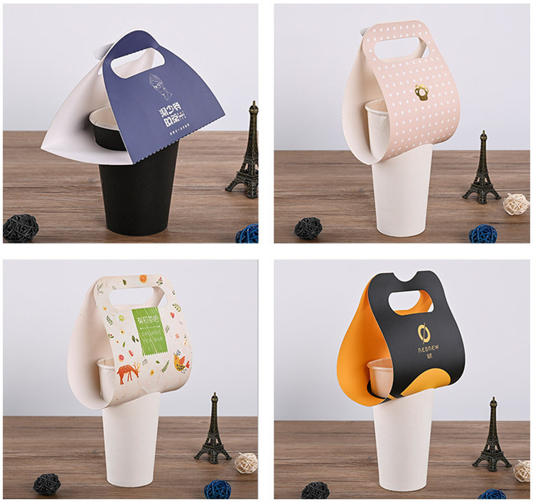 take away drink carrier paper cup holder