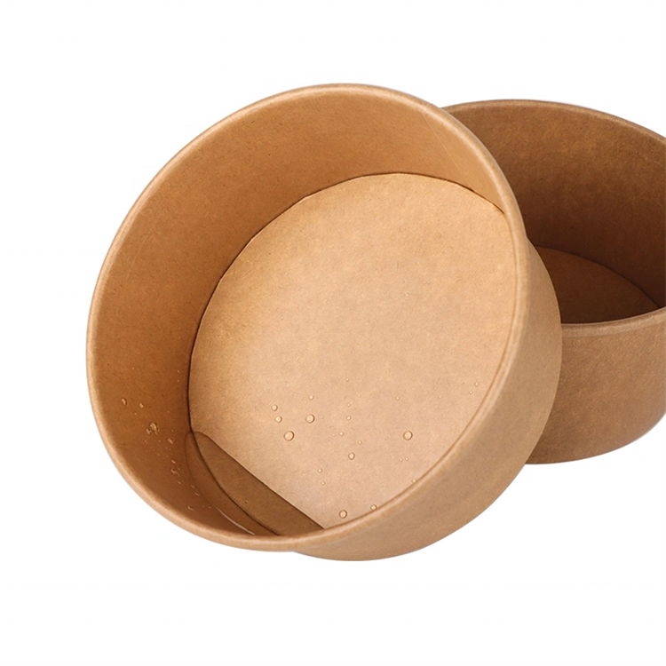 custom print kraft paper bowls