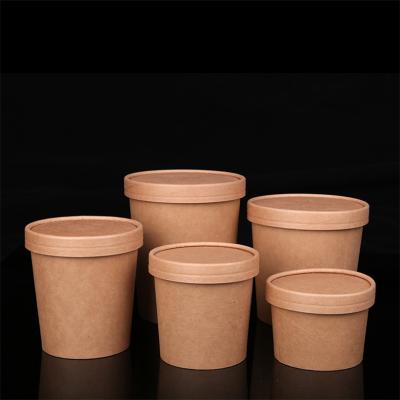 Kraft paper bowls