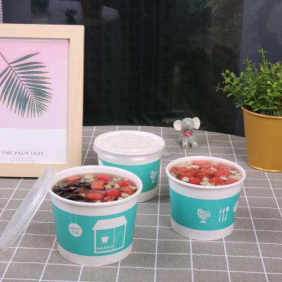Compostable Single Wall Paper Bowls for Cold Drinks
