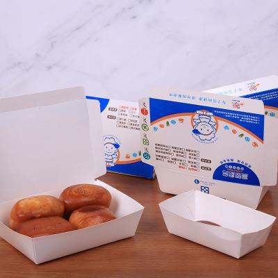 Biodegradable Square White Paper Boxes for food packaging