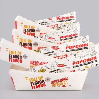 White Paper Food Tray