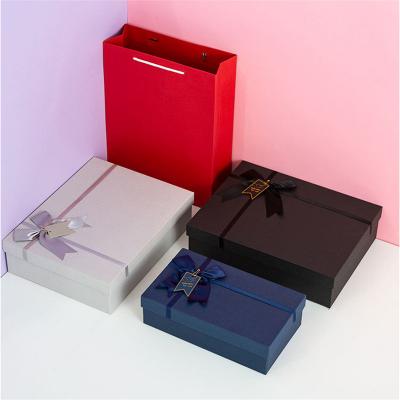 Recyclable Elegant Square Cardboard Paper Gift Box with Lid
