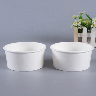 Disposable Customized Waterproof and Oil-proof Kraft Salad Paper Bowls
