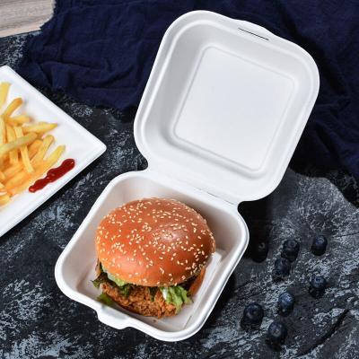 Bagasse Burger Packaging Boxes