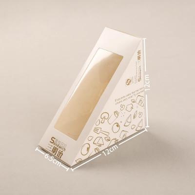 Custom Disposable Sandwich Packaging Boxes with PET Window