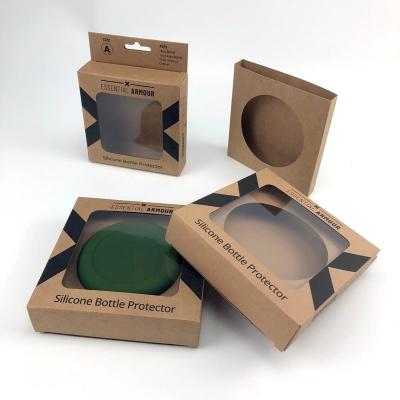 Custom Kraft Paper Display Packaging Boxes with Window
