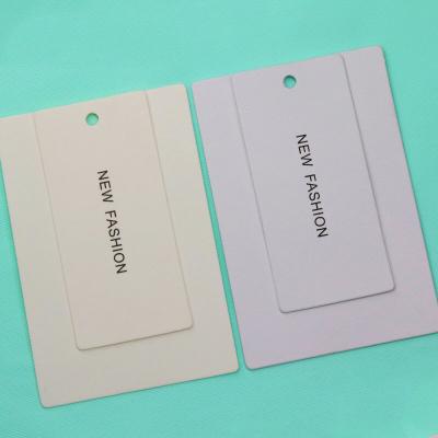 Custom Paper Clothing Label Tag with Lanyard