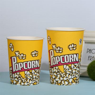 Disposable eco-friendly popcorn tubs