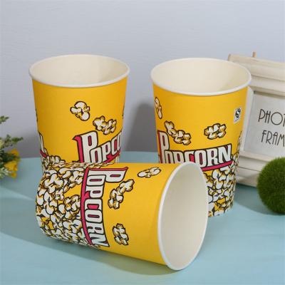 Personalized Classic Reusable Paper Popcorn Buckets