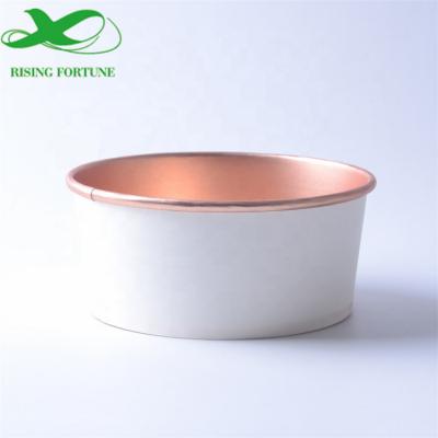 Gold Aluminium Foil Packaging Paper Soup Bowl
