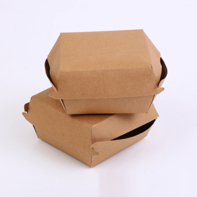 Recycled decorative paper take out boxes