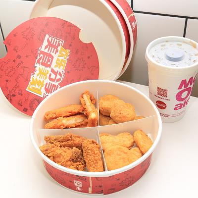 Disposable Fast Food Chicken Packaging Paper Buckets