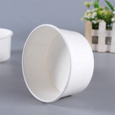 Custom Printing White Kraft Paper Food Bowl